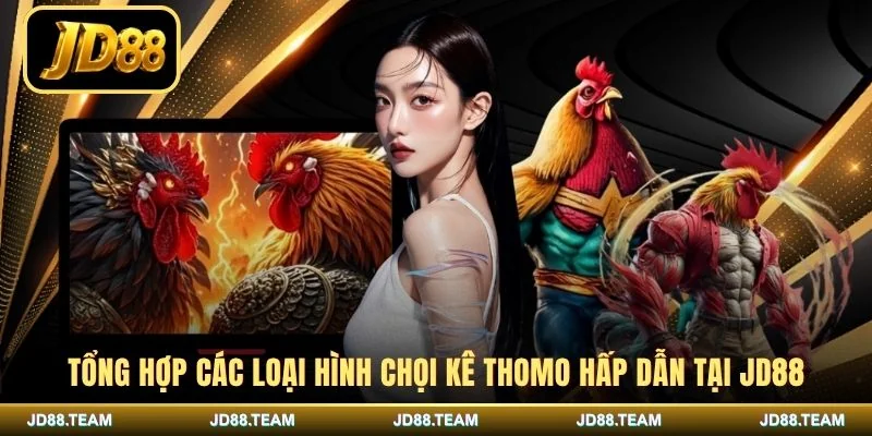 Tổng hợp các loại hình chọi kê Thomo hấp dẫn tại JD88